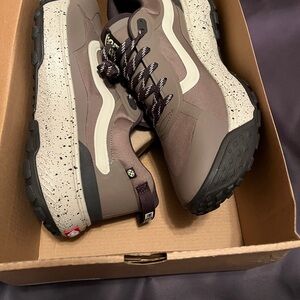 Vans Men's Taupe and Black Sneakers